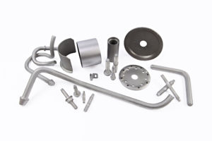 coating is the preferred coating for parts that do hard work and where contact can chip away powder coatings